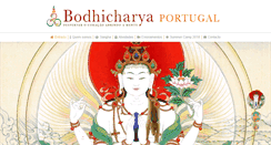 Desktop Screenshot of bodhicharyaportugal.org